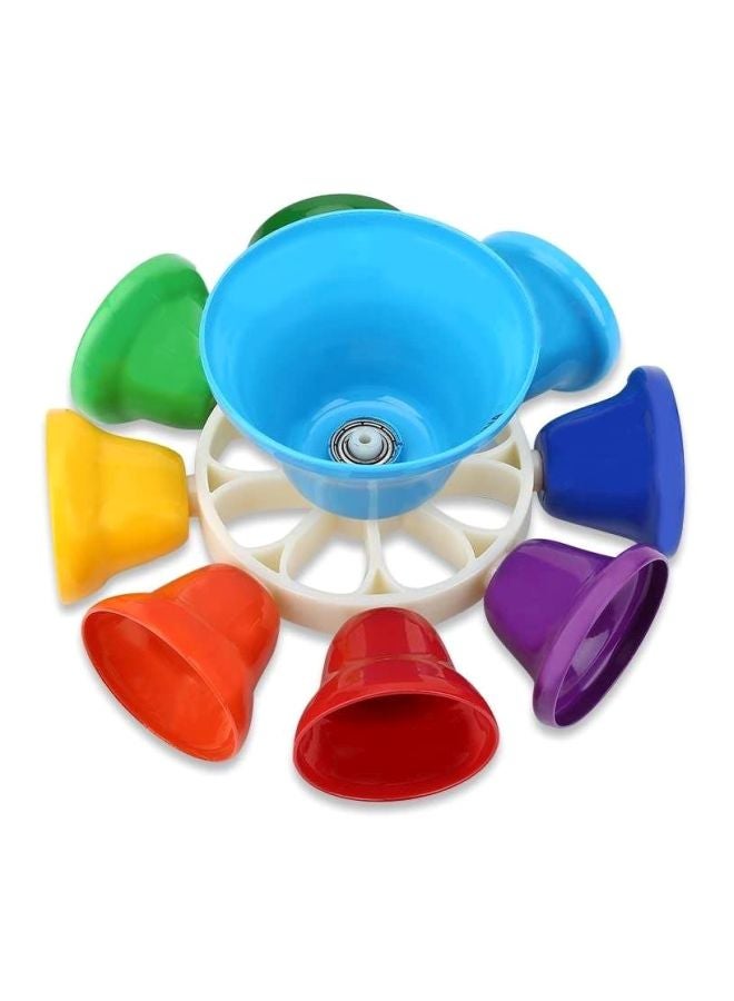 إيهوم طقم لعبة السم الموسيقي مكونة من يد معدنية وأجراس 8 قطع 5.7x2.9بوصة - Image 2