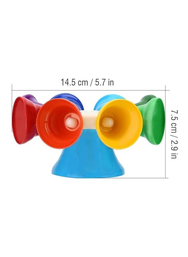 إيهوم طقم لعبة السم الموسيقي مكونة من يد معدنية وأجراس 8 قطع 5.7x2.9بوصة - Image 5