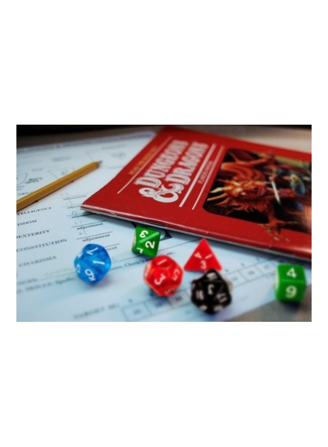 Wiz Dice 7-Piece Polyhedral Dice Set With Pouch  - Image 3
