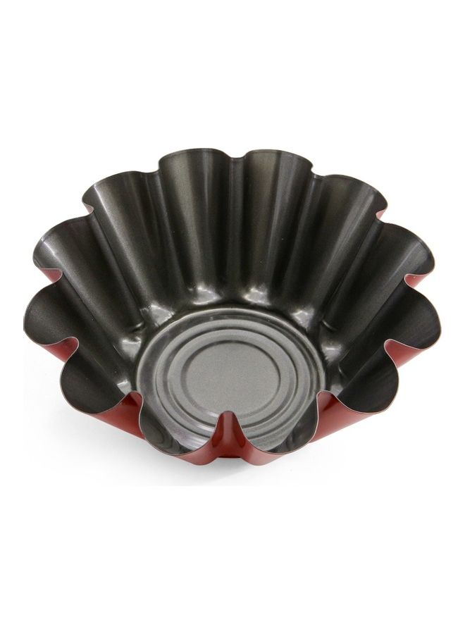 Non-Stick Metal Coated Cake Mould Red/Silver 23cm - Image 2