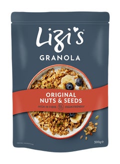 Lizi's Granola Original Nuts And Seeds 500grams  - Image 1