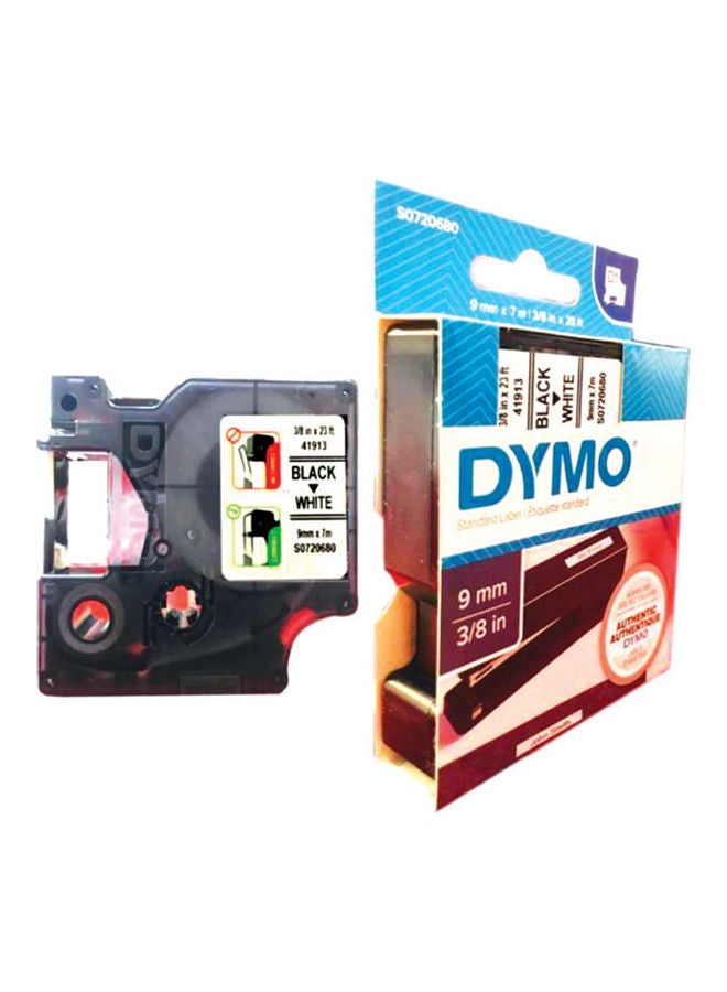 Dymo Standard Labeling Tape White/Black - Image 2