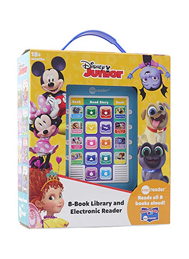 Disney Junior 8 Books Library And Electronic Reader Hardcover English by Jennifer Keast Fishbein - 43831 