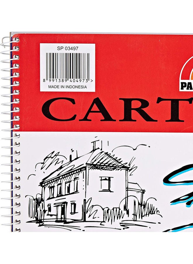 paperline - A4 Size Cartridge Sketch Pad 50 Sheets White - Image 1