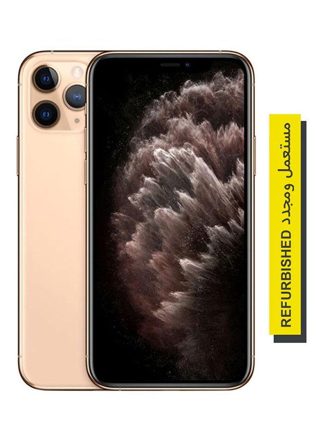 ابل  Refurbished iPhone 11 Pro Max 64GB Gold 4G With Facetime - International Version - Image 1