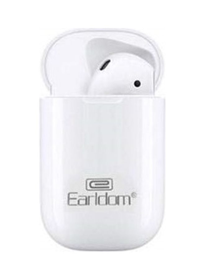 Earldom Single Ear Wireless Earphone White - Image 2
