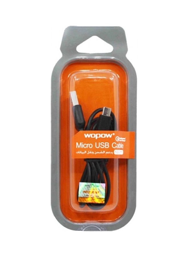 وبو كابل مايكرو USB، طراز LC503 أسود - Image 3