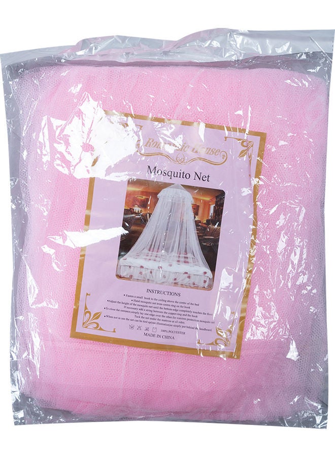 Generic - Universal Bed Hanging Mosquito Mesh Net Polyester Pink 20.00 x 3.00 x 20.00cm - Image 1