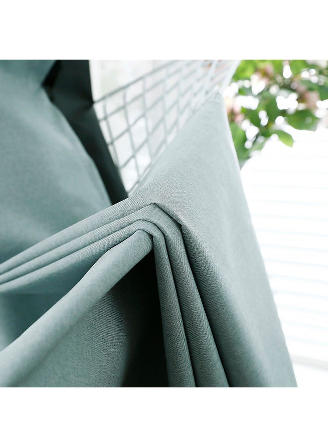 Generic - 2-Piece Blackout Curtains Light Green - Image 1