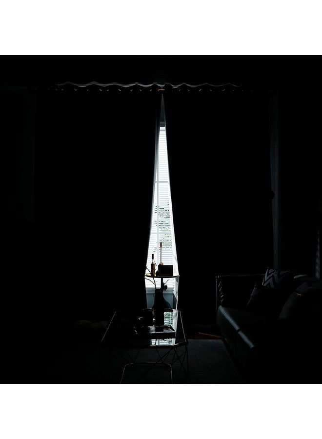 2-Piece Blackout Curtains Dark Blue - Image 5