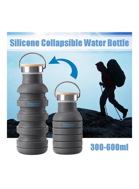 Collapsible Silicone Foldable Water Bottles 600x300ml