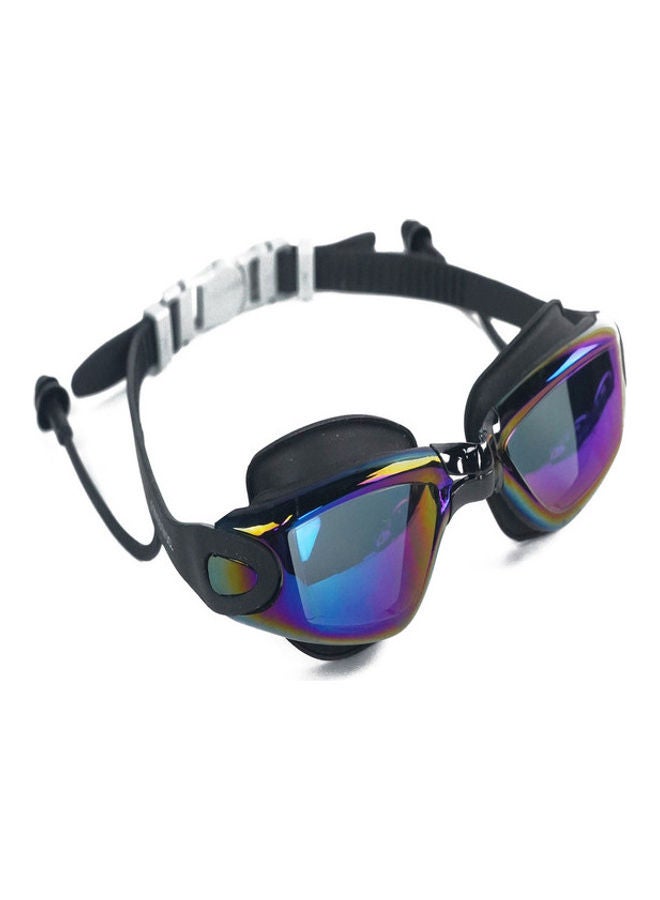 Discovery - Swim Goggles with Ear Plugs Attached - Adjustable Straps, Silicone Eye Seal Anti Fog 18x5x5cm - Image 1