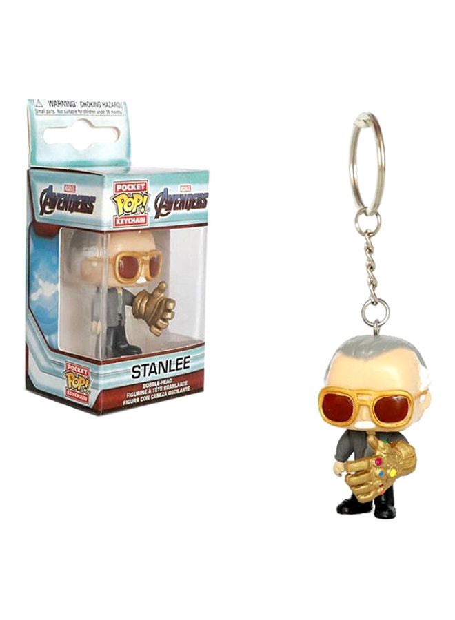 فانكو بوب! سلسلة مفاتيح بتصميم مجسم شخصية ستان لي من مارفل - Image 2