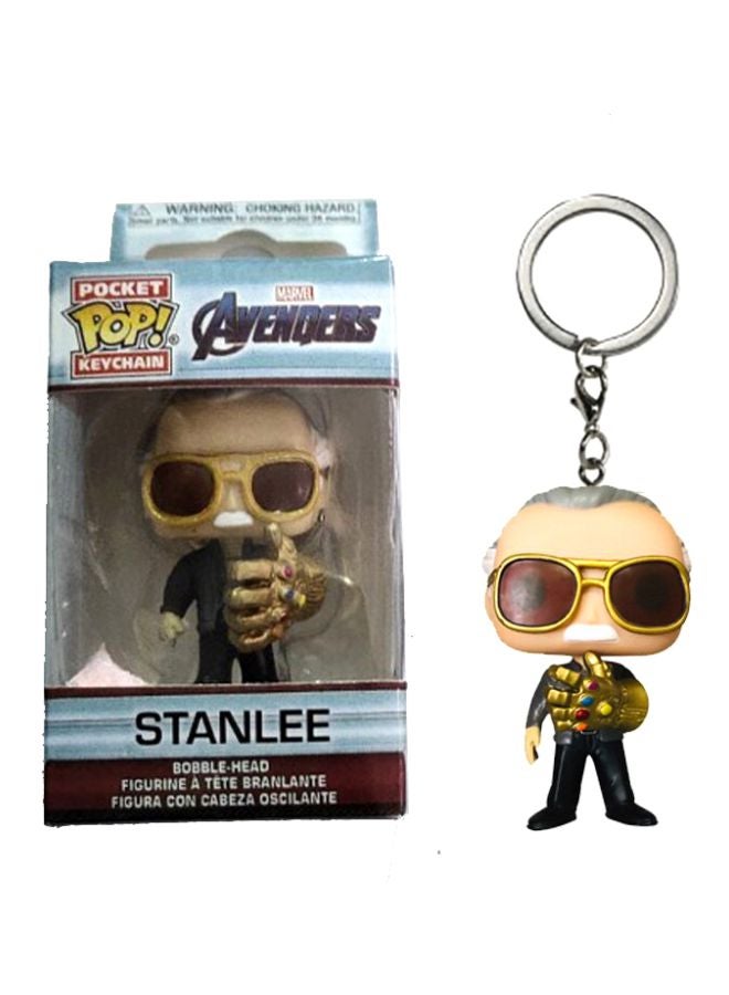 فانكو بوب! سلسلة مفاتيح بتصميم مجسم شخصية ستان لي من مارفل - Image 3