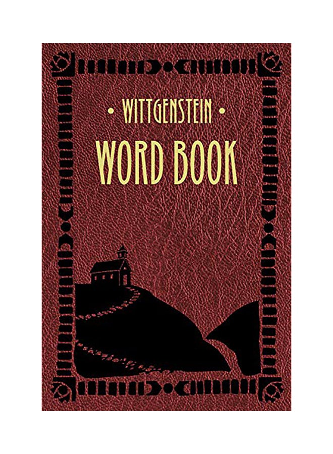 Word Book Hardcover English by Ludwig Wittgenstein 