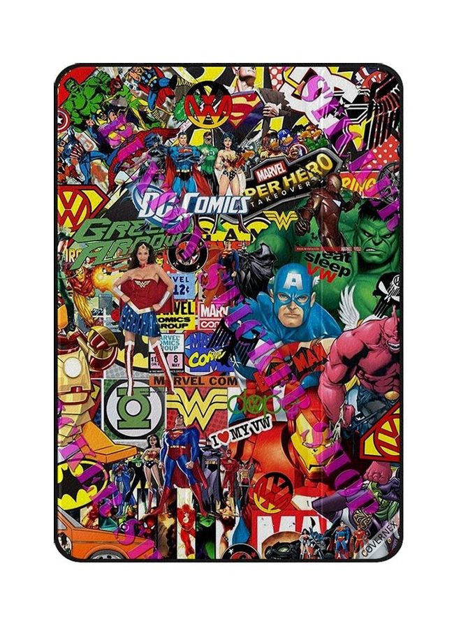Covernex Super Heros Comics 02 Protective Case Cover For Apple iPad Mini 1st/2nd/3rd Gen Multicolour 