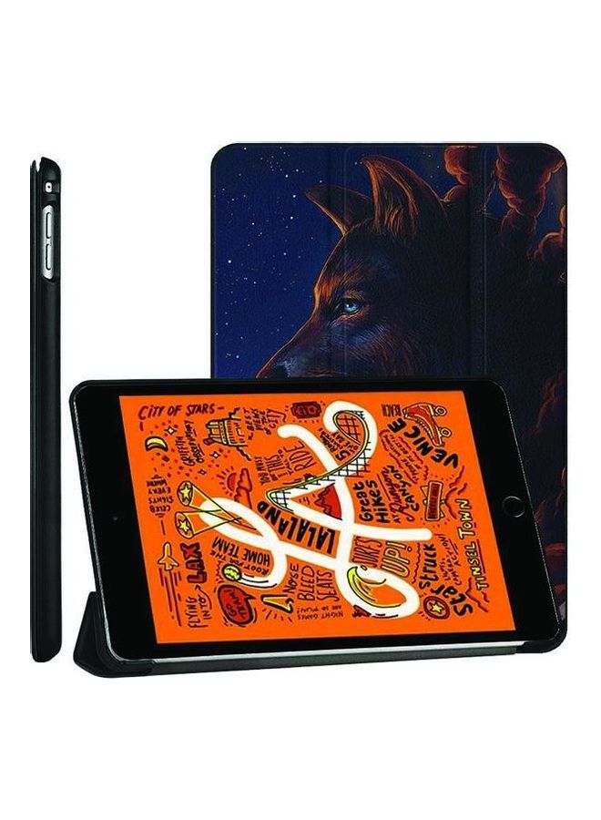 Covernex Wolf And Half Moon Protective Case Cover For Apple iPad Mini 1st/2nd/3rd Gen Multicolour  - Image 2