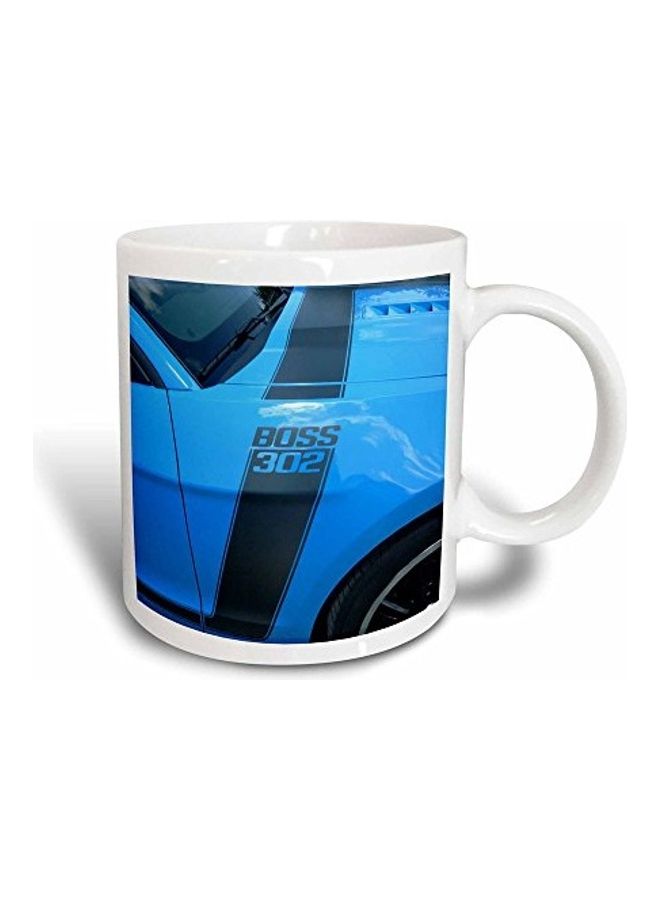 3Dروز مج مطبوع عليه عبارة "The Great Boss Mustang" متعدد الألوان - Image 1