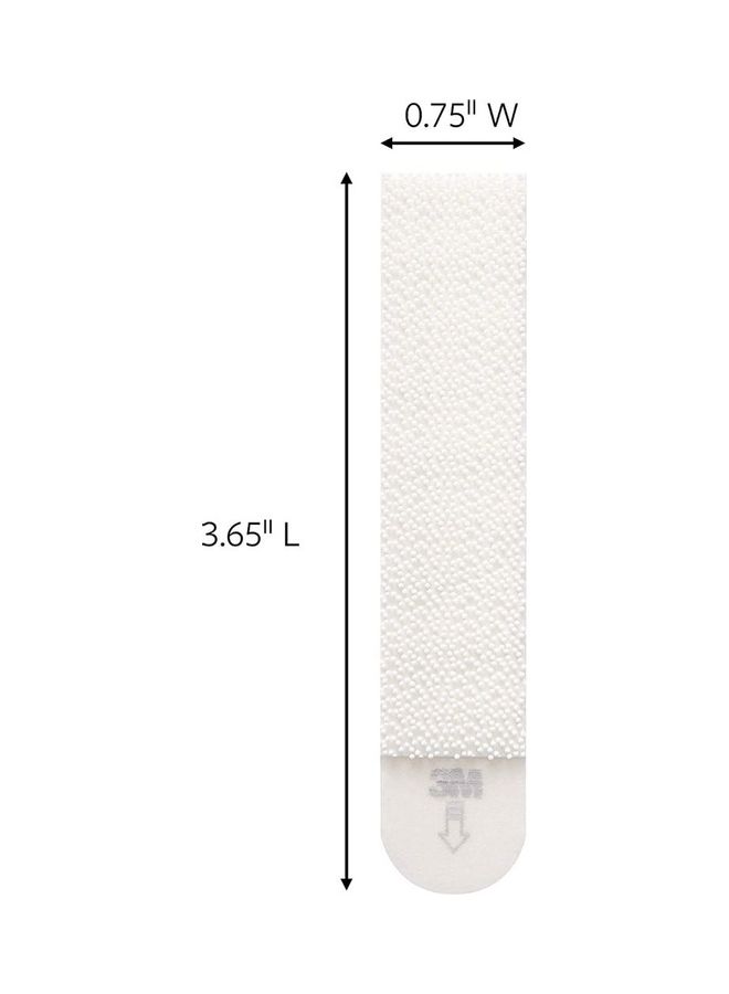 Command 4 Pair Of Picture Hanging Strips White 60x90cm  - Image 2