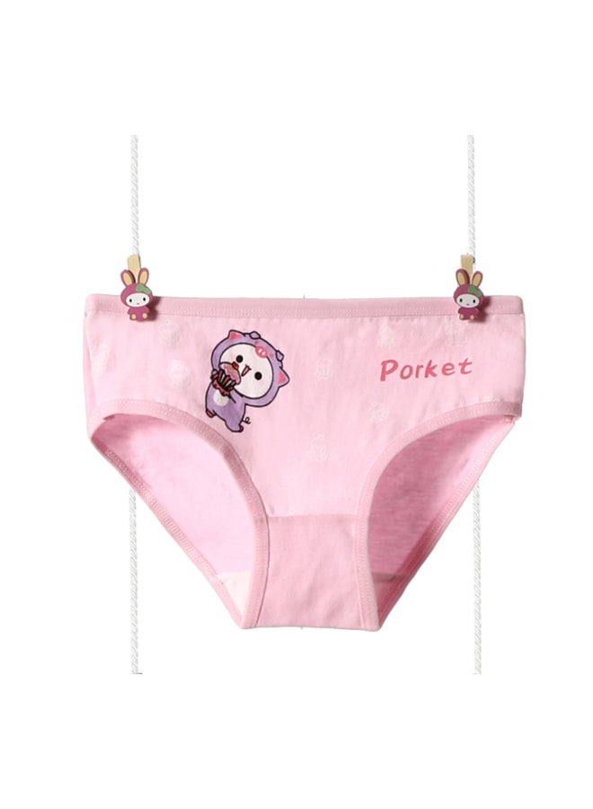 babyqlo 4 Pack Cute Porket With Cupcake Printed Panty Multicolour  - Image 3