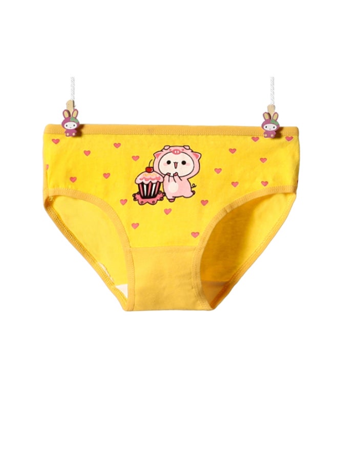 babyqlo 4 Pack Cute Porket With Cupcake Printed Panty Multicolour  - Image 4
