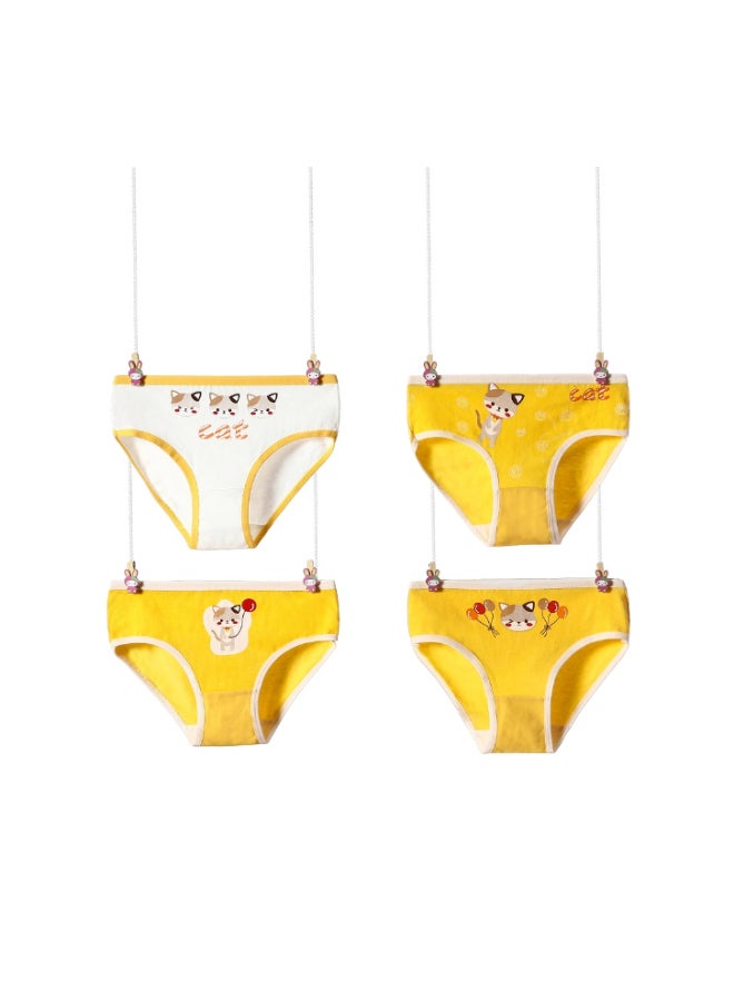 babyqlo 4 Pack Cats Printed Panty Multicolour  - Image 1