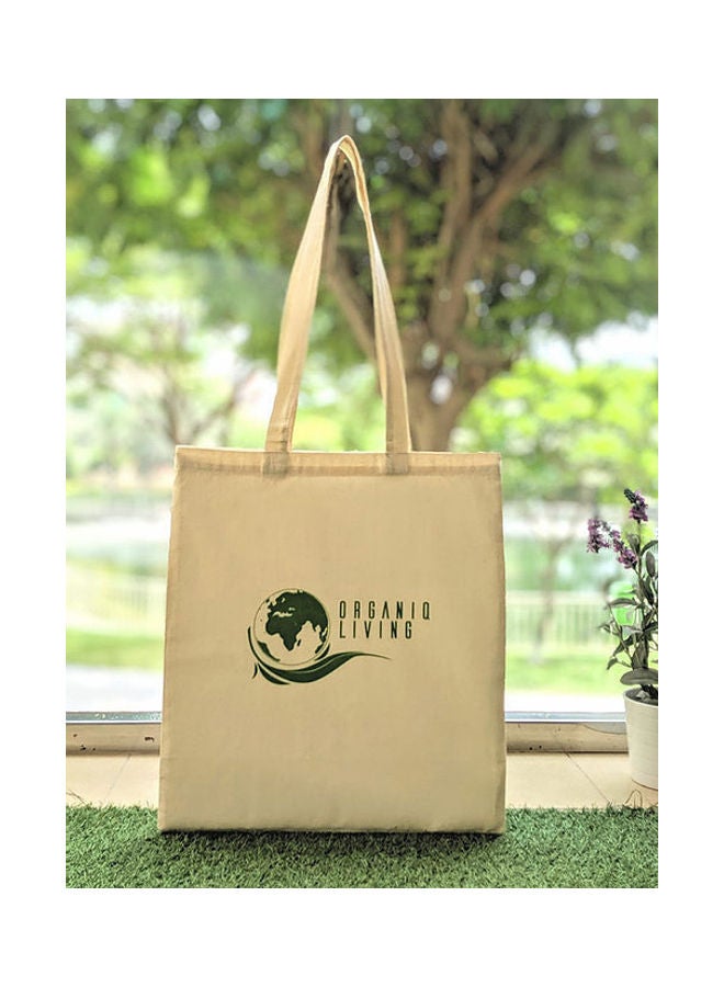 ORGANIQ LIVING - Shopping Bag Beige - Image 1