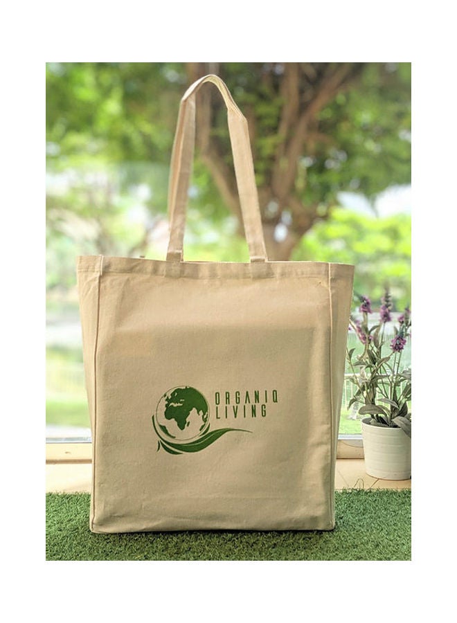 ORGANIQ LIVING - Shopping Bag Beige - Image 1