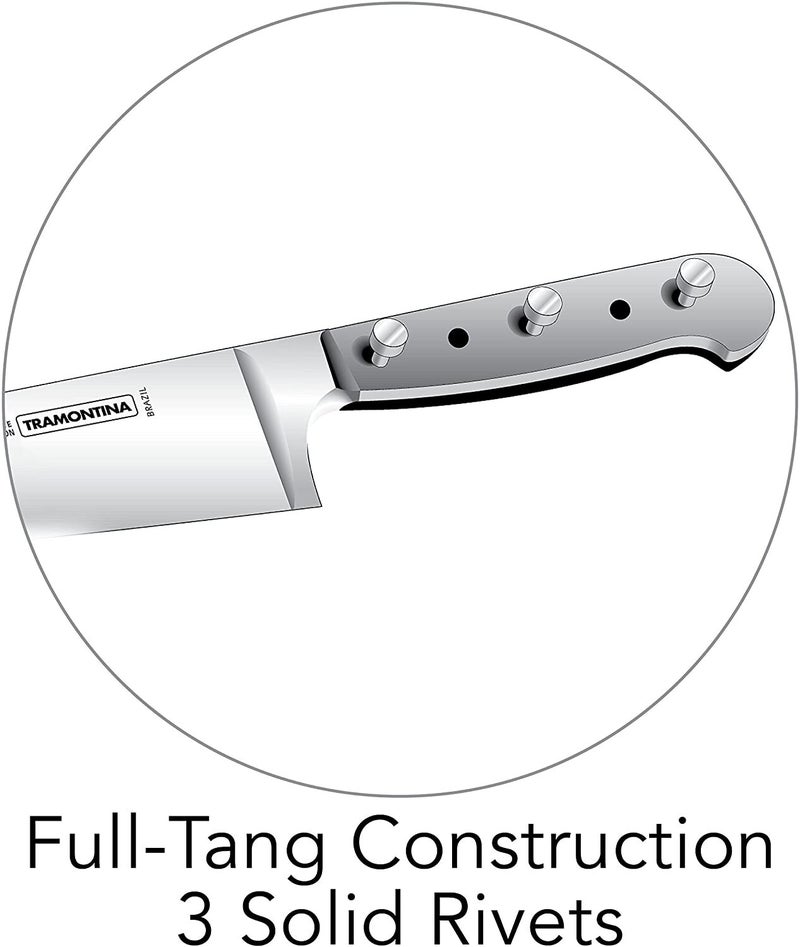 TRAMONTINA Carving Knife Black 8inch  - Image 4