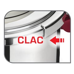 Tefal Stainless Steel Clipso Precision Pressure Cooker Stainless Steel 9Liters  - Image 2
