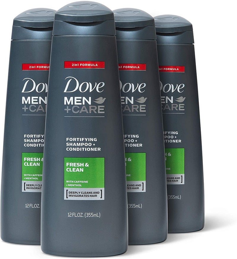 دوف مجموعة بلسم وشامبو فريش آند كلين بتصميم 2 في 1 مكونة من 4 عبوات - Image 2