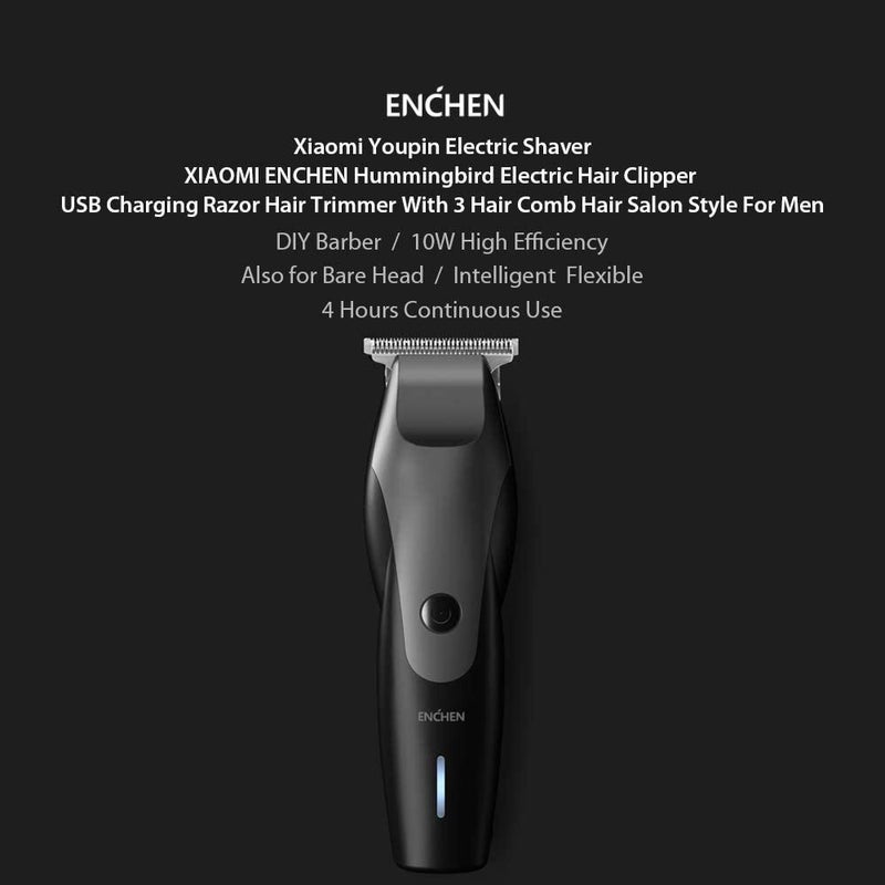 Xiaomi - Enchen Hummingbird Electric Hair Clipper Black - Image 1
