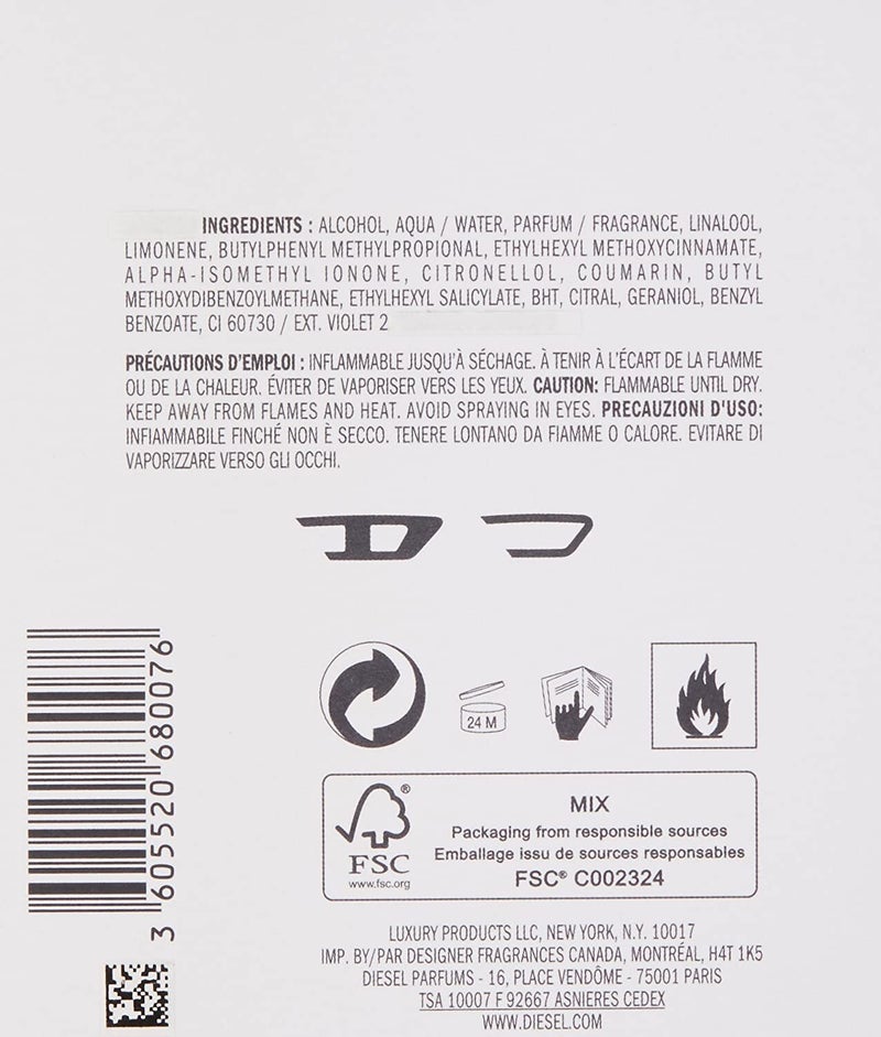 ديزل ماء تواليت أونلي ذا بريف 75ملليلتر - Image 5