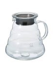 Glass Coffee Carafe With Lid  Clear/Silver-800ML Clear 800ml