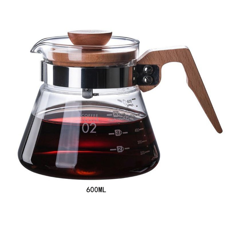 East Lady Tea Pot With Wooden Handle Clear/Brown 10x11x11cm  - Image 3