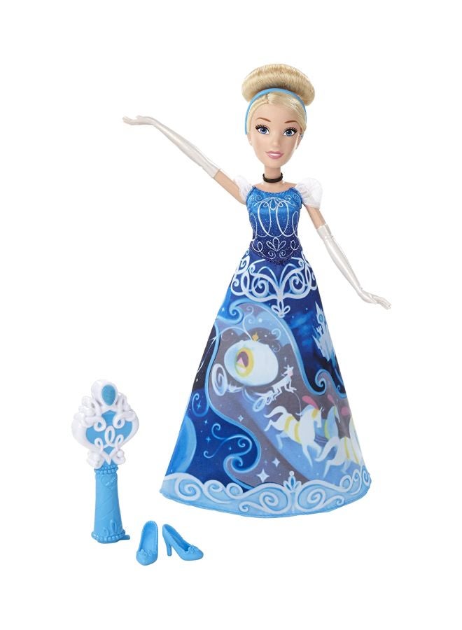 Disney Princess Cinderella's Magical Story Skirt Doll 32.4cm - Image 2
