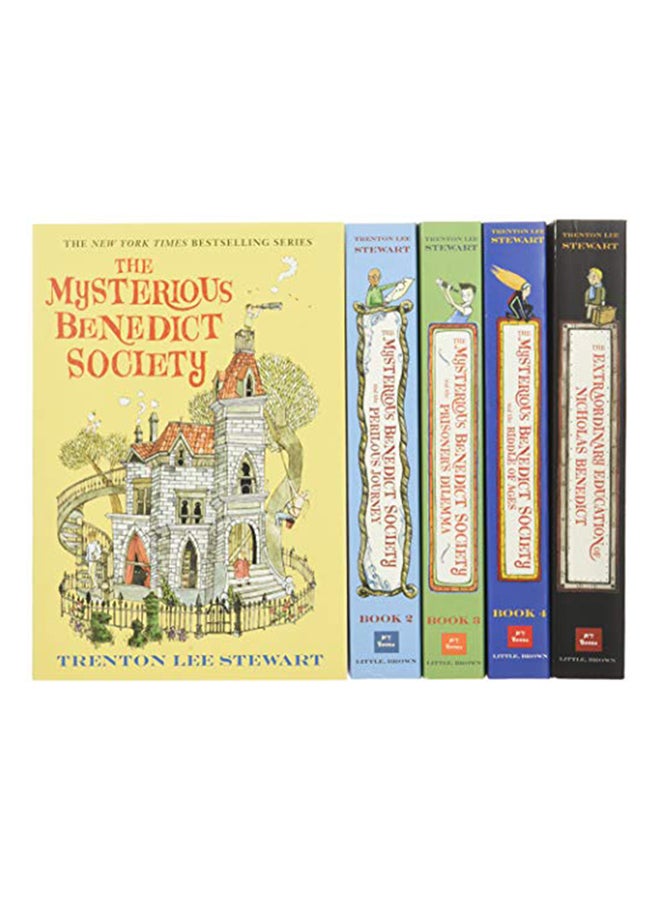 The Mysterious Benedict Society Paperback Boxed Set Paperback English by Trenton Lee Stewart - 44117 