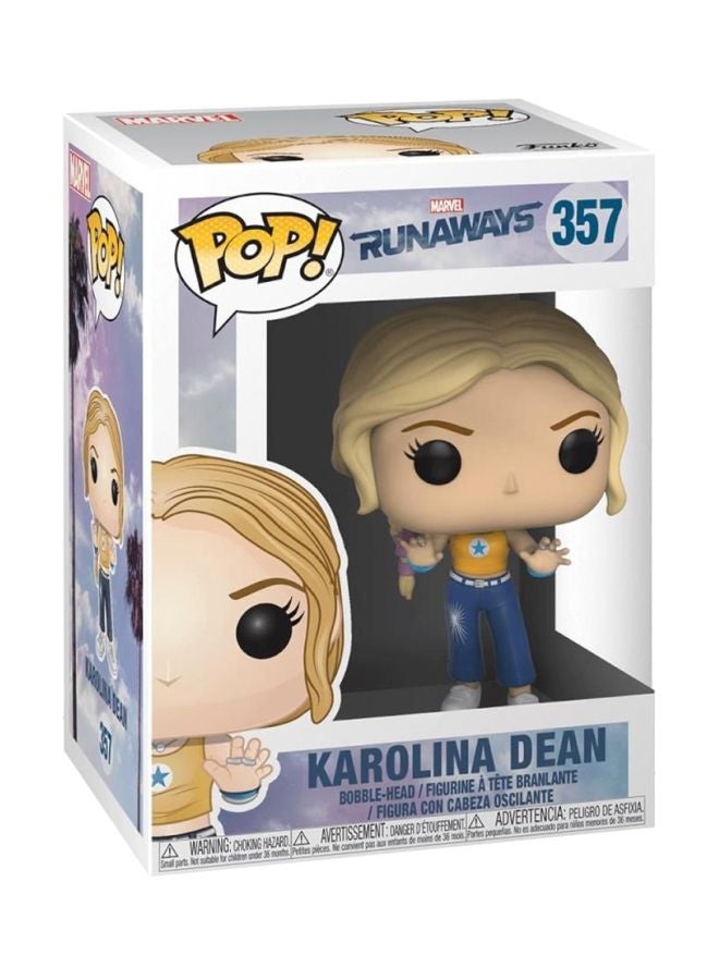 Funko Marvel Runaways: Karolina Dean Bobble-Head Figure 0.75inch  - Image 3