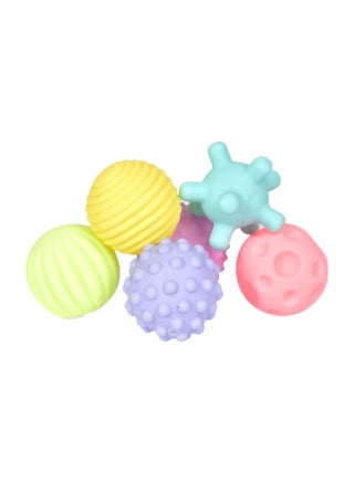 6-Piece Soft Plastic Massage Ball Set 12.5x17.5x7cm - v1613147757/N33504413A_1