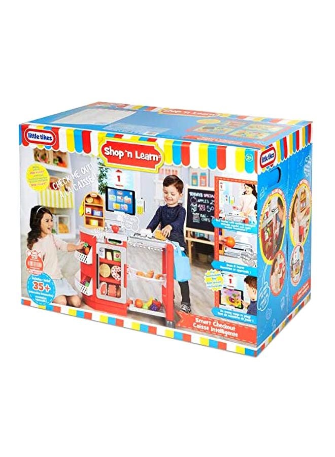little tikes Shop 'N Learn Smart Checkout Playset 646713 40x13.75x31.75inch  - Image 2
