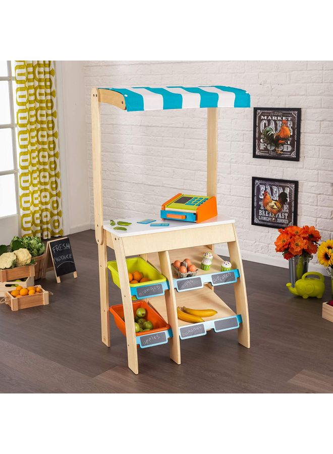 KidKraft - Grocery Marketplace Toys 47.25x16.15x24inch - Image 1