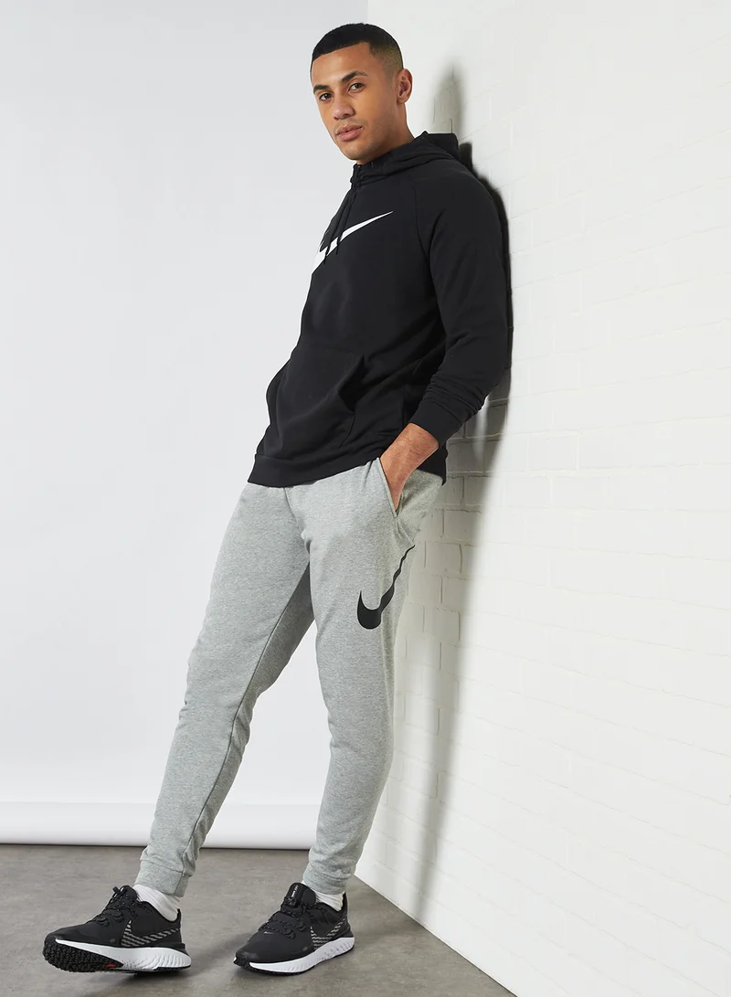 Nike Dri-FIT Swoosh Tapered Training Sweatpants Grey