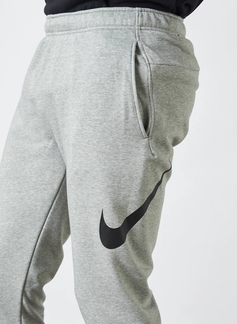 Nike Dri-FIT Swoosh Tapered Training Sweatpants Grey