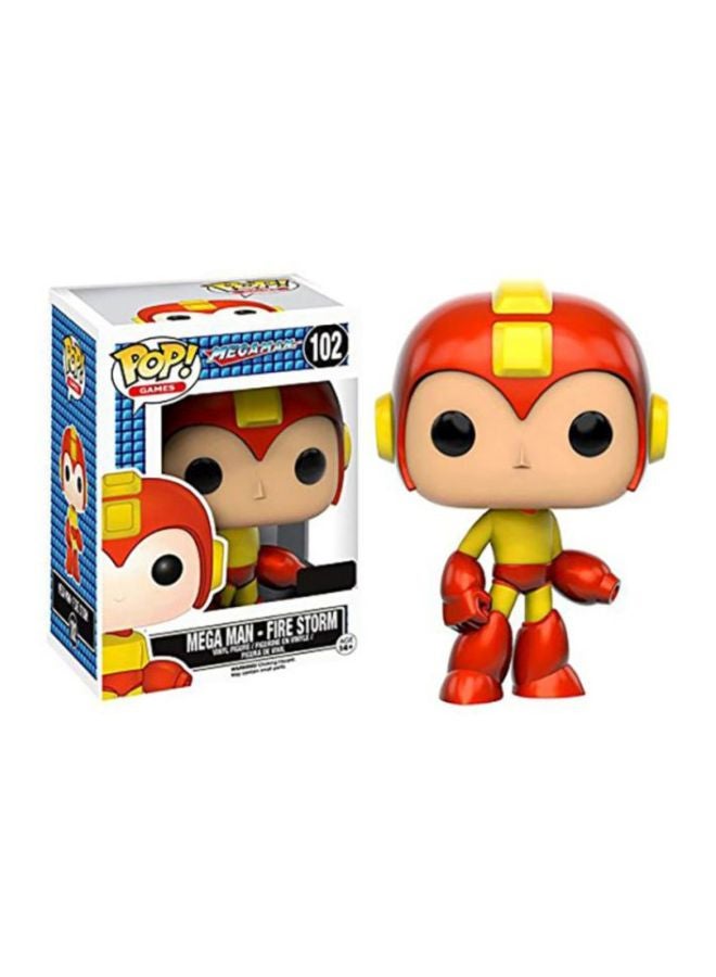 Funko Games Mega Man Fire Storm Exclusive Variant Vinyl Figure 11.99x8.99x16cm - Image 2