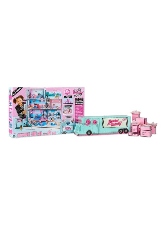 L.O.L. SURPRISE! - 85-Piece Doll House Playset 10x37.25 33.25inch - Image 1