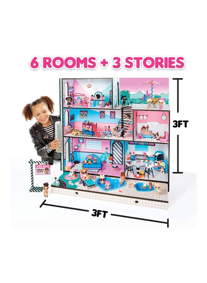 L.O.L. SURPRISE! - 85-Piece Doll House Playset 10x37.25 33.25inch - Image 1