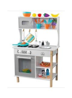 KidKraft All Time Wooden Play Kitchen 23.6x13.5x35.5inch  - Image 2