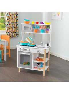KidKraft All Time Wooden Play Kitchen 23.6x13.5x35.5inch  - Image 3