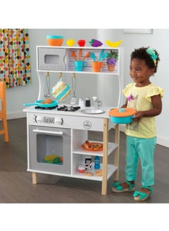 KidKraft All Time Wooden Play Kitchen 23.6x13.5x35.5inch  - Image 4