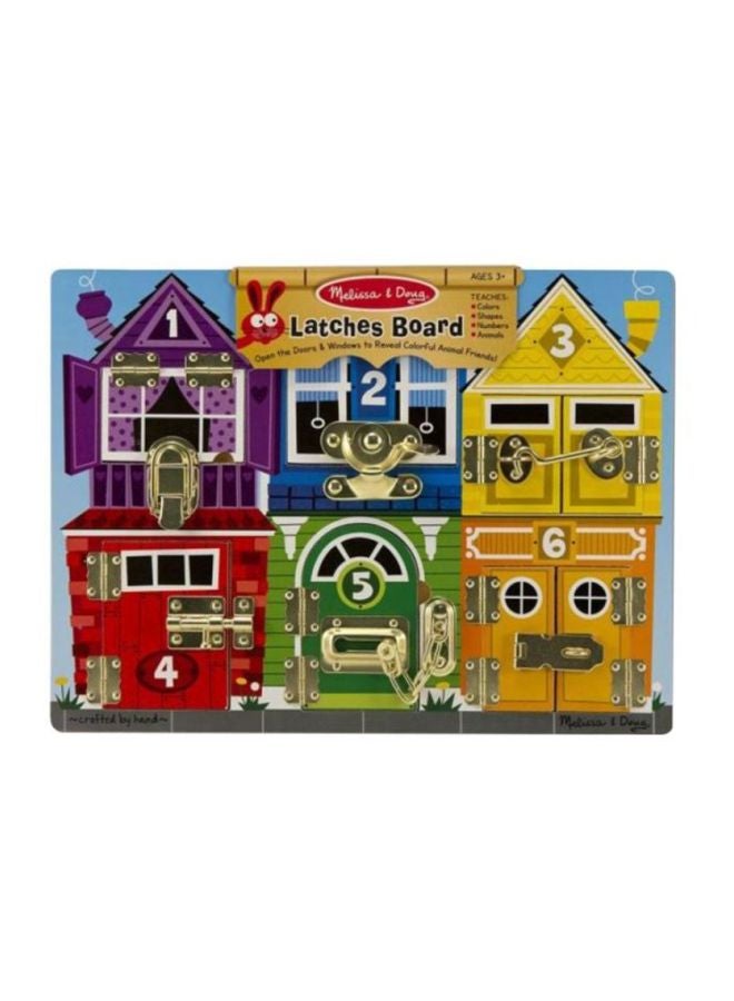 Melissa & Doug Wooden Latches Board Play Set 15.70x11.70x1.50inch - Image 2
